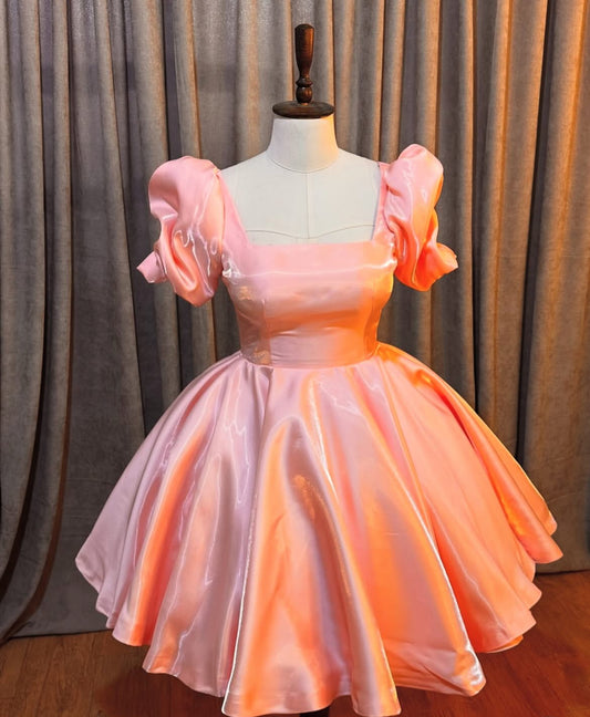 Whisper Charm Puff Dress