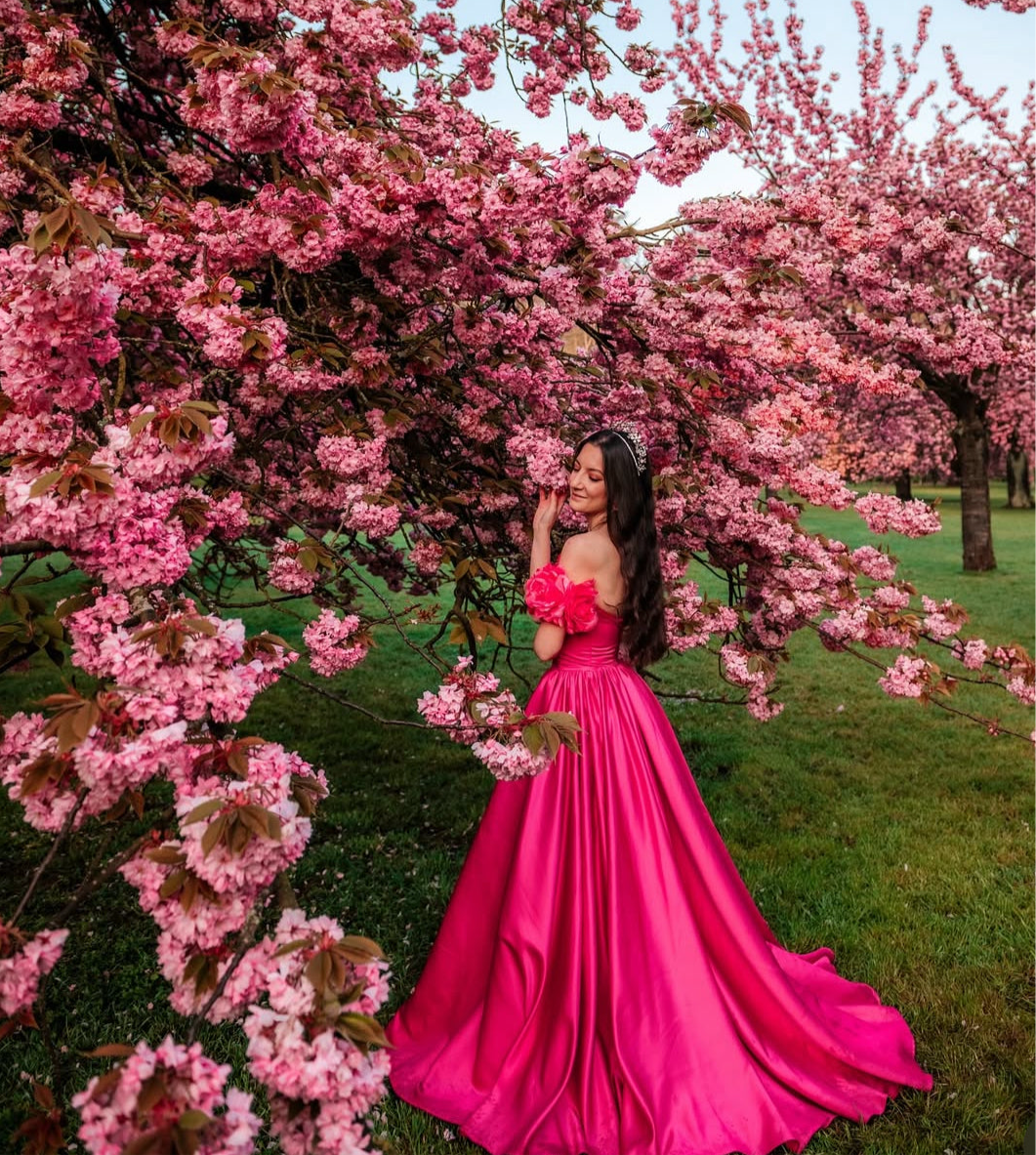 “Parisian Bloom Gown” ✨
